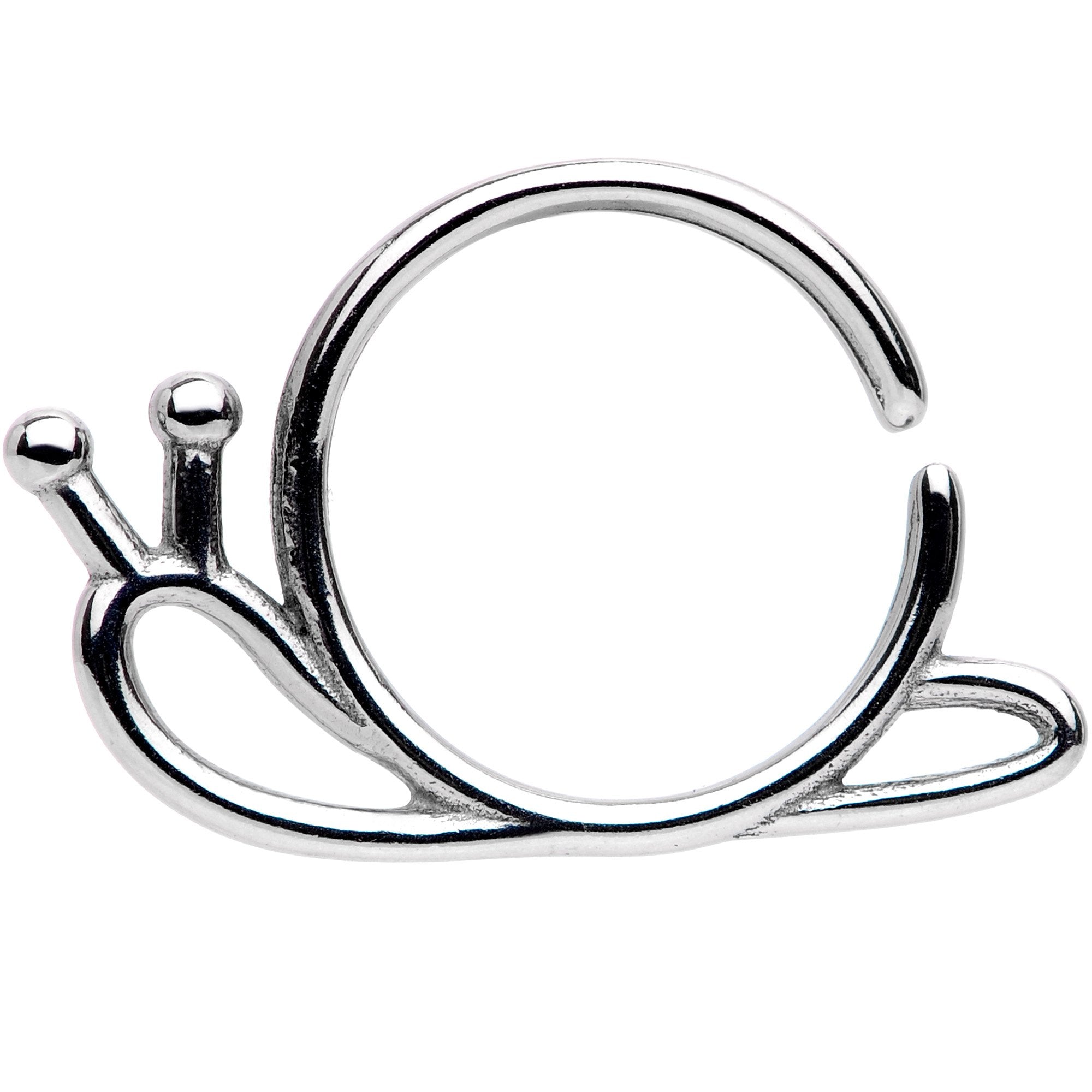 18G The Travelling Snail Closure Ring