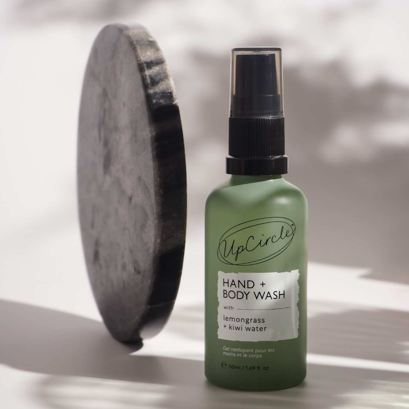 Natural Hand + Body Wash with Lemongrass - Travel Size (small)