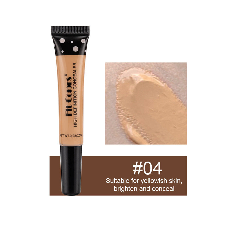 8-farbiger Schlauch-Concealer, Abdeckcreme, Reparatur, nährende flüssige Grundierung, Augenringe, Aknenarben, grenzüberschreitend