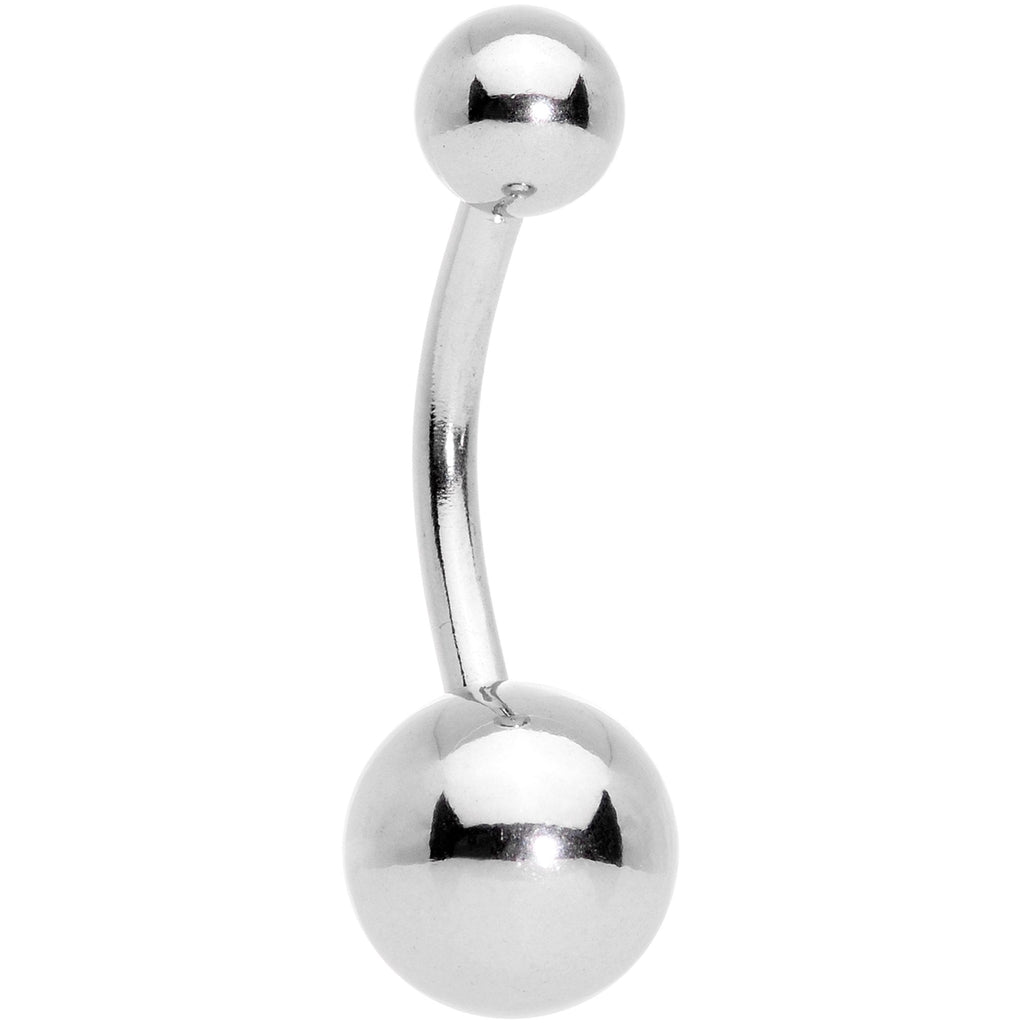 Clear Gem Gold Tone Red Holiday Cupcake Belly Ring Set of 4