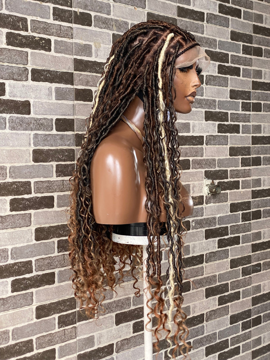 Soft Locs Perücke - Bohemian Full Lace Faux Locs (Africa Queen)