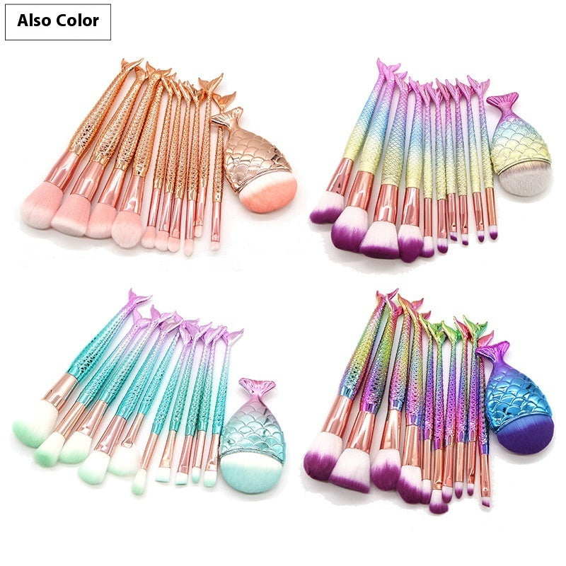 10 Meerjungfrauen Make-up Pinsel Set Schönheitswerkzeuge Bestseller Make-up Pinsel Kombination