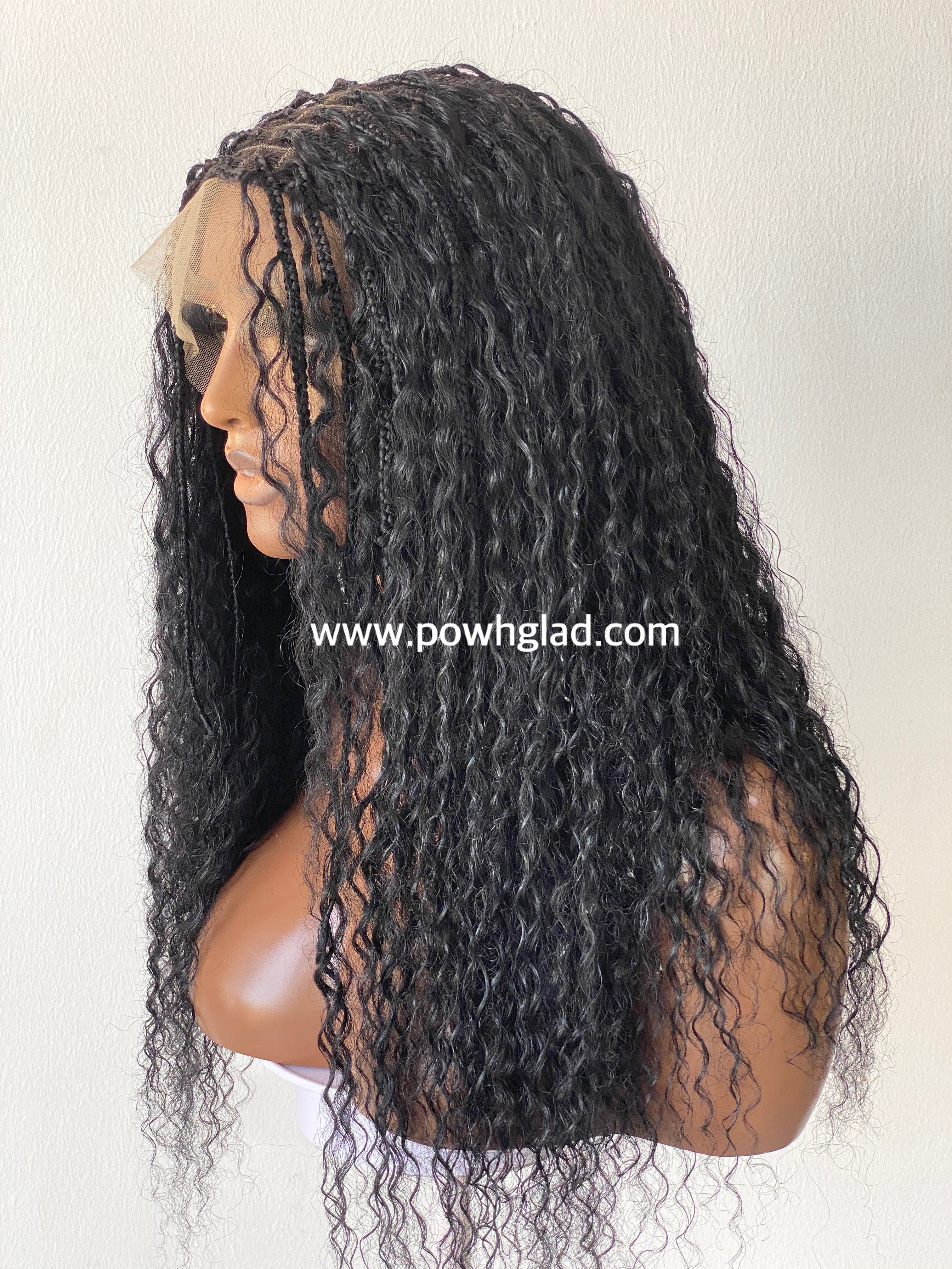 Bohemian Knotless (100 % unbehandelte Echthaar-Locken) - Tara-01