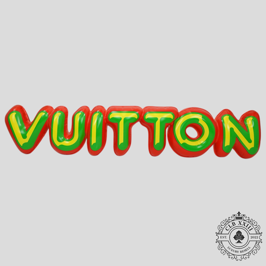 Louis Vuitton Bubble Letter Store Display Sign