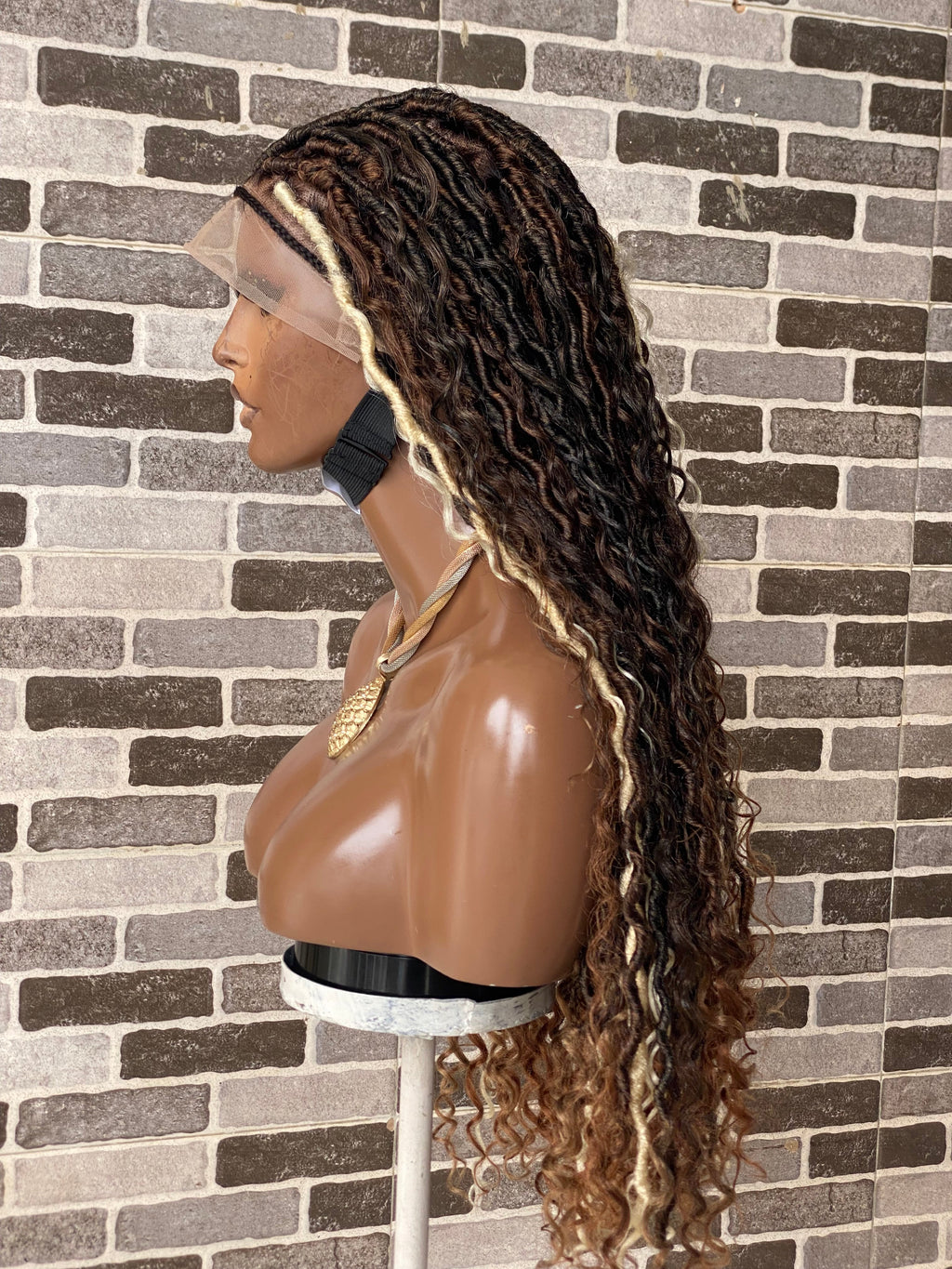 Soft Locs Perücke - Bohemian Full Lace Faux Locs (Africa Queen)