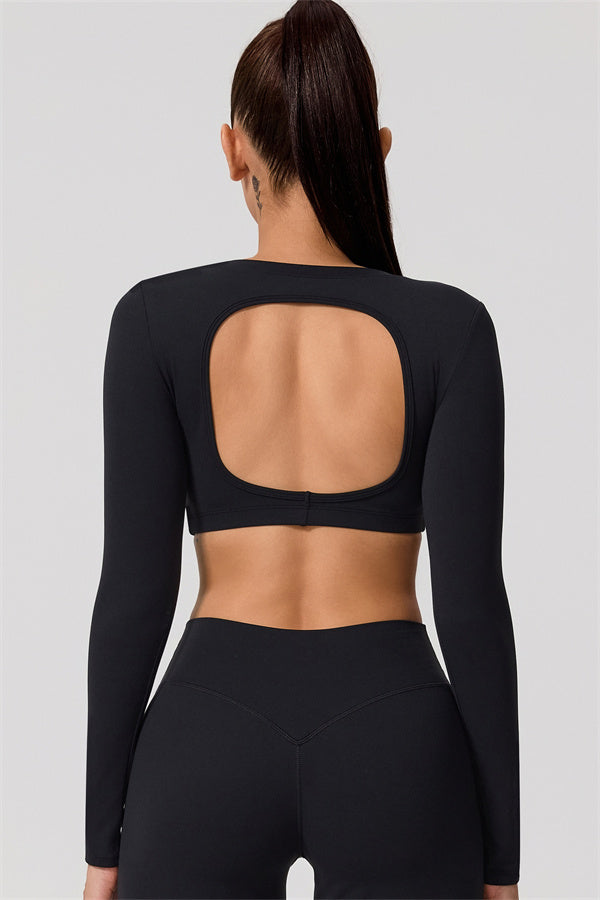 The Nestle Long Sleeve Crop Top