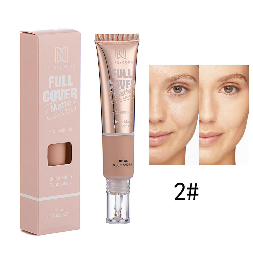 Leichte atmungsaktive Concealer Matte Flüssig-Foundation