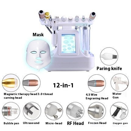 Schönheitsinstrumentenreiniger Gesichtssauerstoffinjektion Hautspray Schönheitssalon Mesotherapie Farblichtmaske Schönheitsinstrument