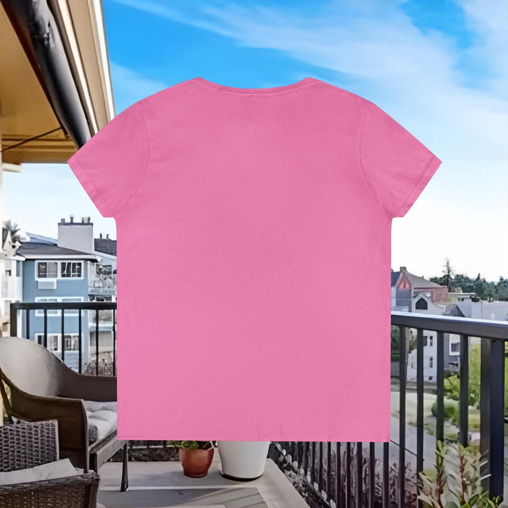 Lady Dabblers Das Shuli Network Damen-V-Ausschnitt-T-Shirt