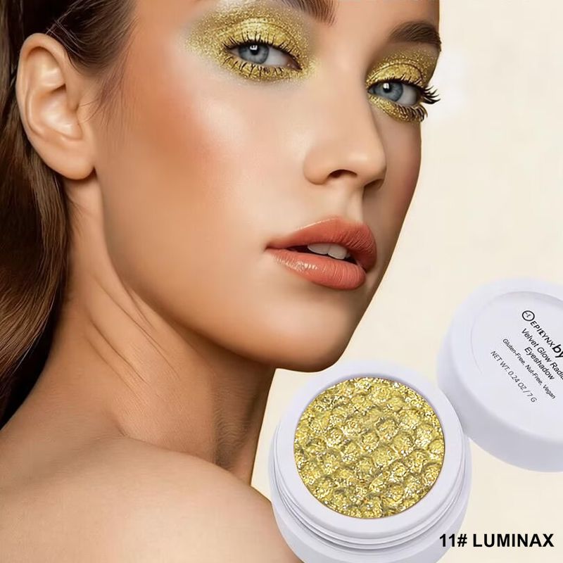Velvet Glow Radiance Lidschatten – Vegan, Glutenfrei, Nussfrei, Eifrei