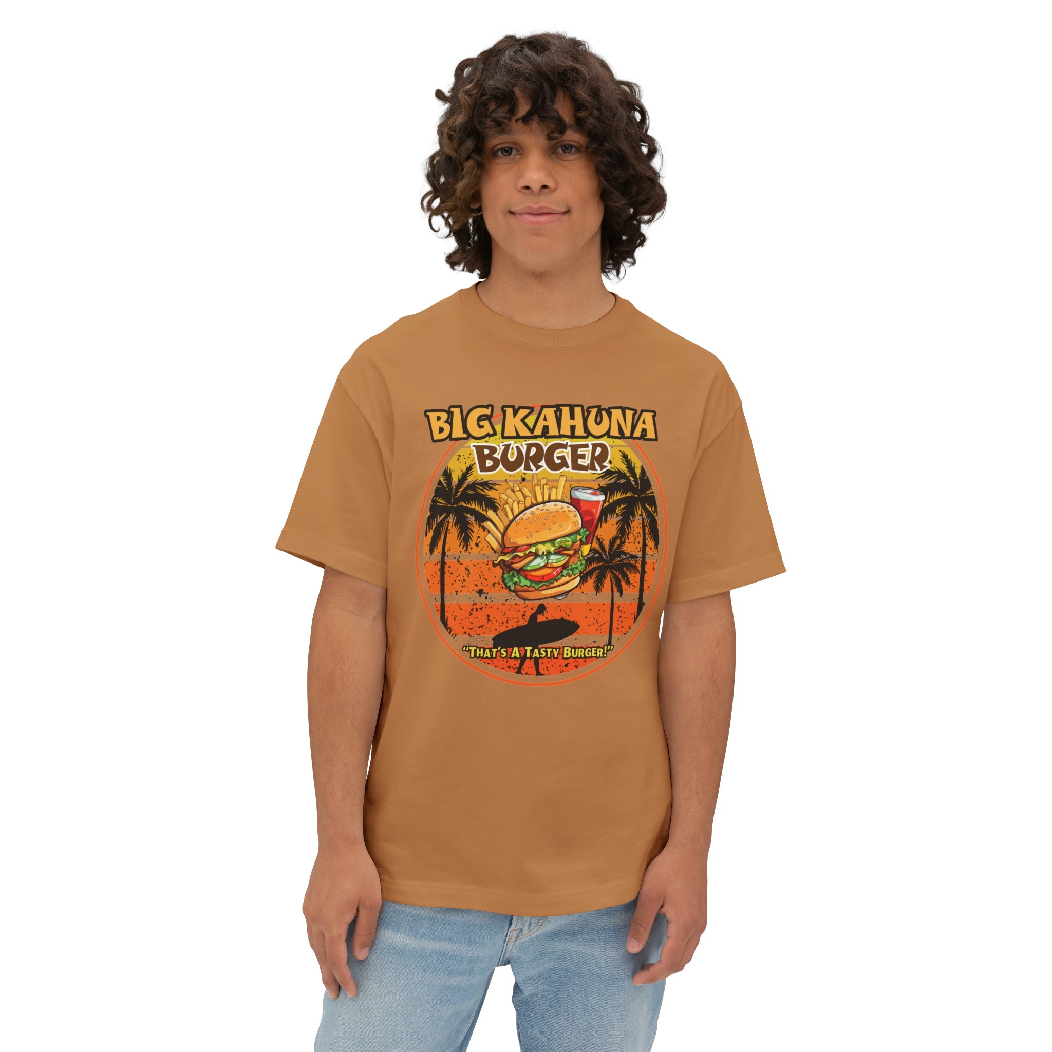 "DirkyThreadz Big Kahuna Burger T-Shirt – Retro Diner-Stil mit ikonischem Grafikdesign"