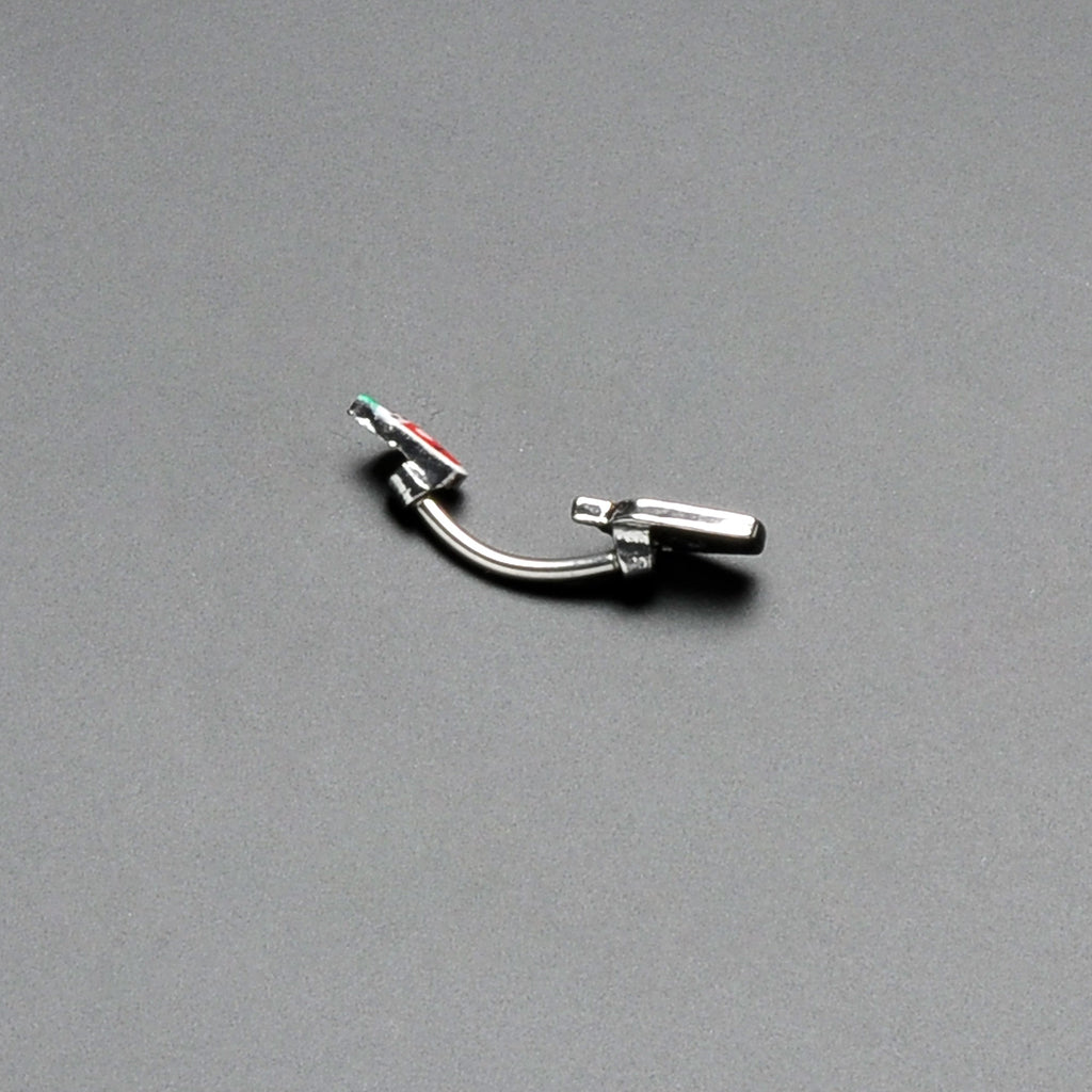 Sweet Pumpkin Frappe Autumn Double Mount Belly Ring