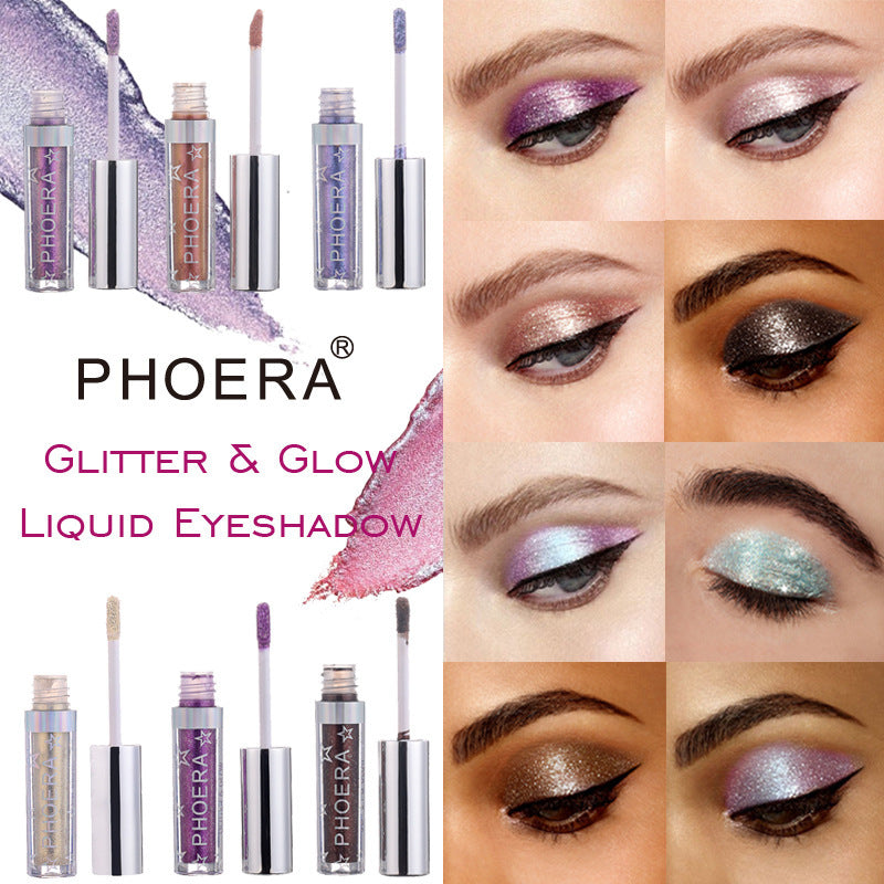 PHOERA Magnificent Metals Glitter and Glow Flüssiger Lidschatten, wählbar aus 12 Farben