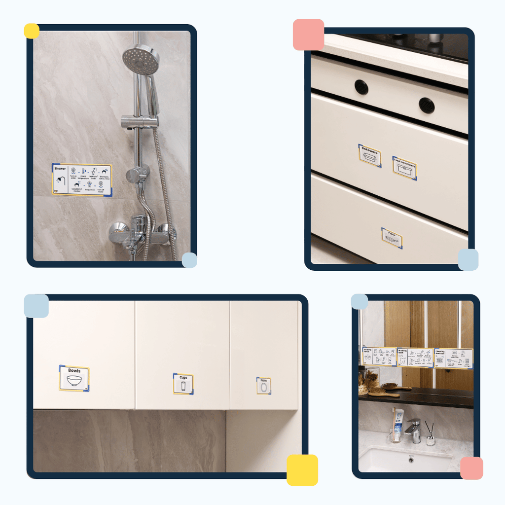 The Familiar Space Home and Routine Labels | Memory Support and Visual Support