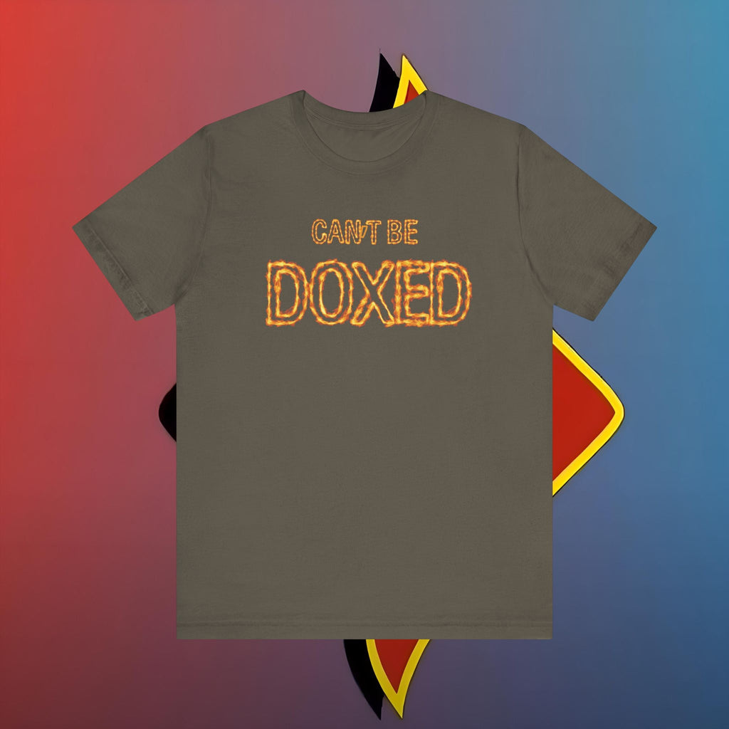 "Blazing Anonymity: Kann nicht gedoxt werden – The Shuli Network Inferno Edition #skoal" Unisex T-Shirt aus Jersey mit kurzen Ärmeln