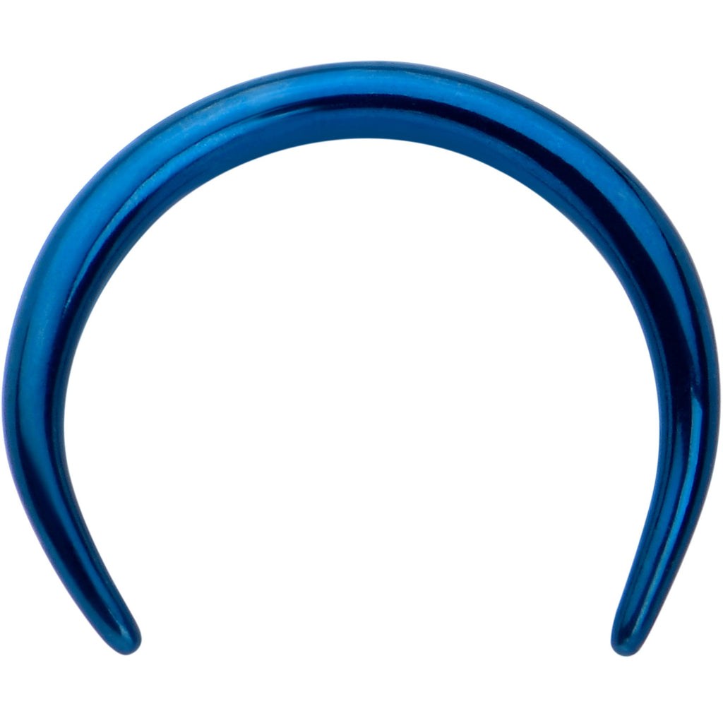 16G 5/16 Blue Pincher Crescent Taper