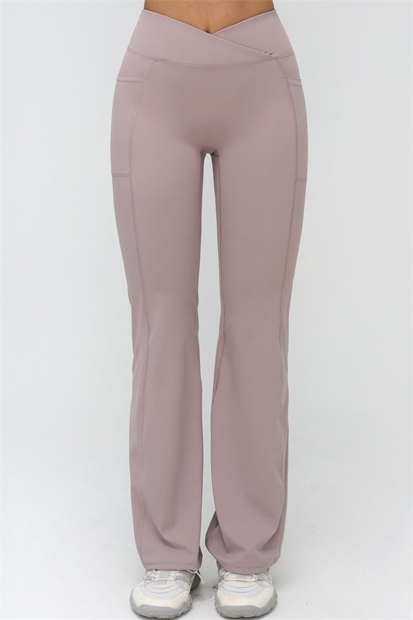The BoldFit Crop Top Flared Leggings 2-Piece Set