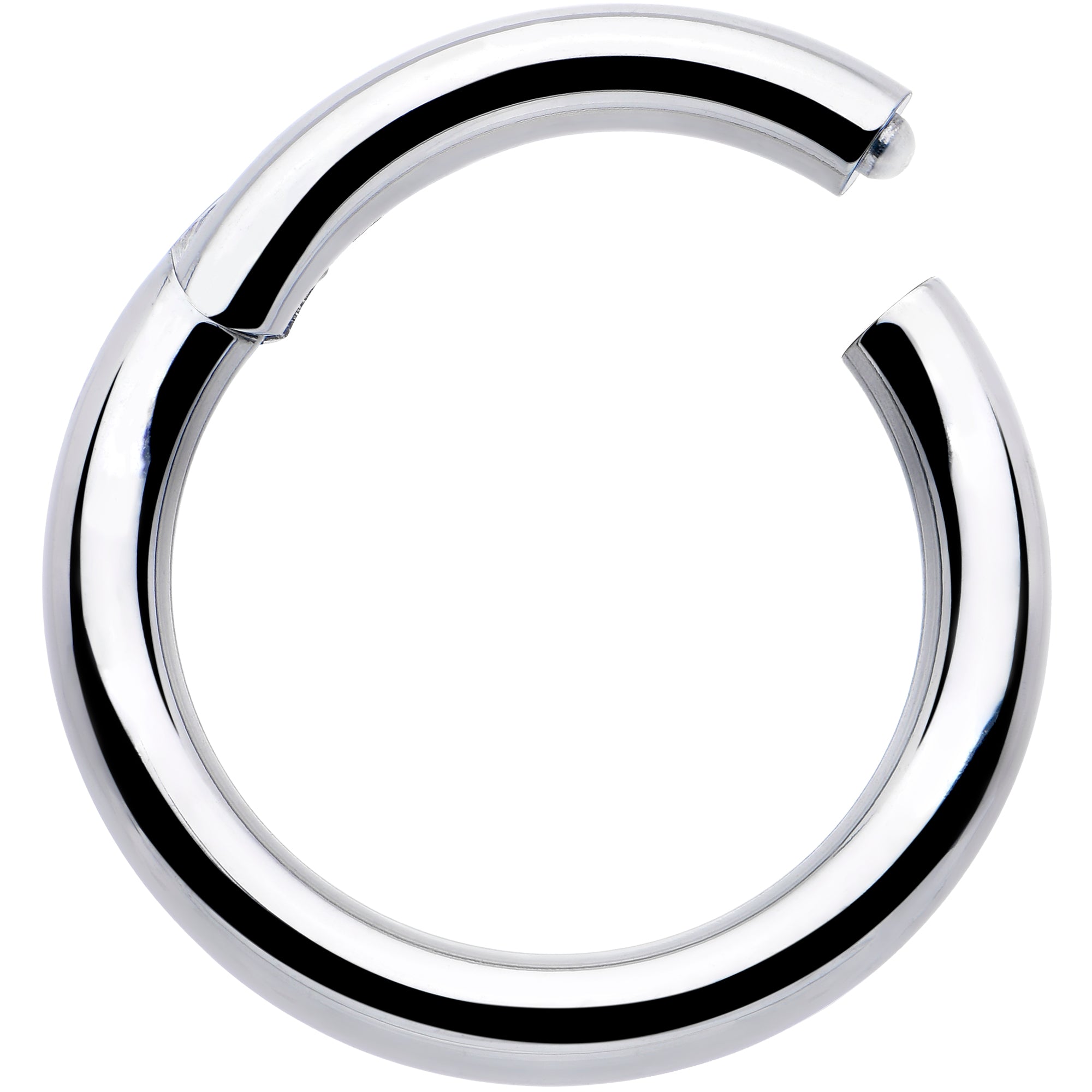 10G 9/16 316L Surgical Steel Precision Hinged Segment Hoop