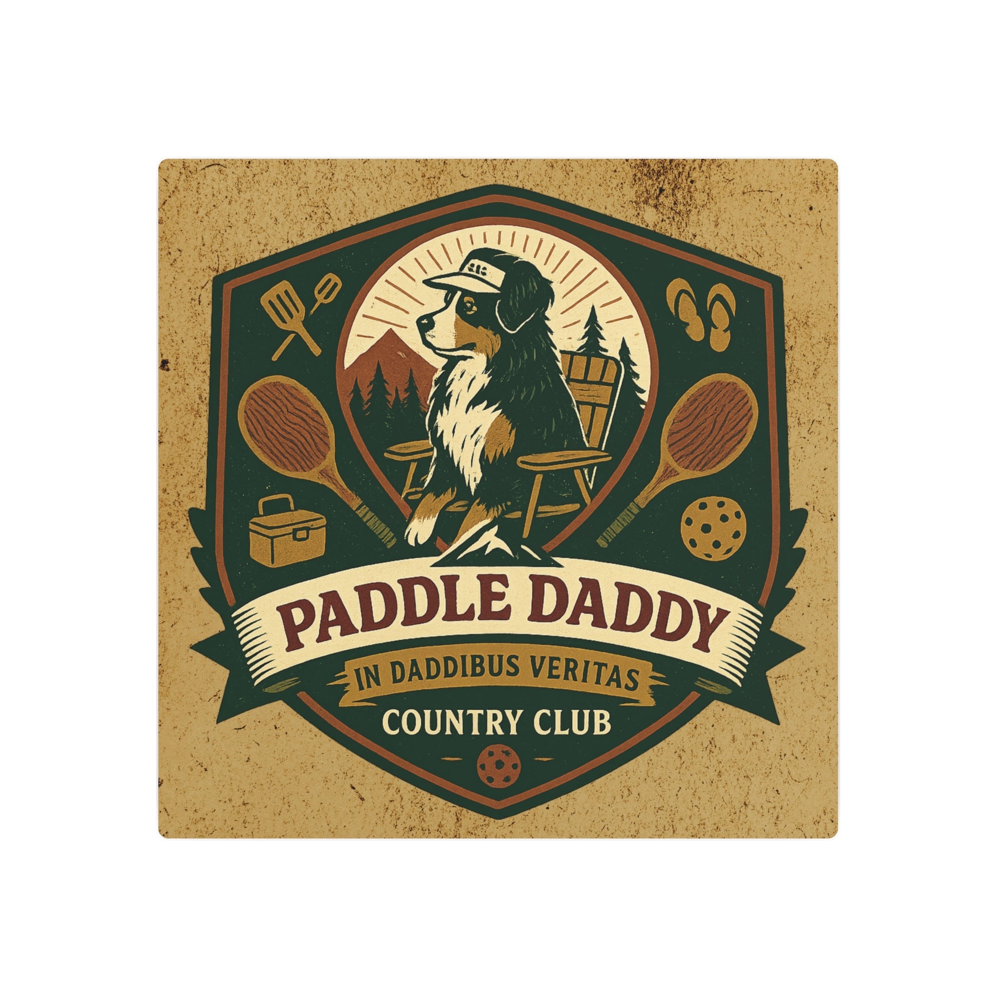 Paddle Daddy Country Club™ Metallkunstschild Die Chloe Edition
