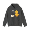 "DirkyThreadz 'Bro! Is That You?' Hoodie - Skurriles Cartoon-Küken- und Eier-Design"