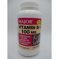 Major Vitamin B-1 100 Mg For Nervous System Health, 1000 Tablets 810006700114VL
