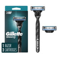 Gillette Mach3 Men S Razor Handle 2 Blade Refills