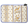 Moustiers Blue & Cream Cotton Quilted Placemats by Tissus Toselli