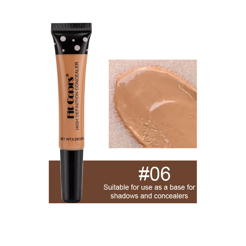 8-farbiger Schlauch-Concealer, Abdeckcreme, Reparatur, nährende flüssige Grundierung, Augenringe, Aknenarben, grenzüberschreitend
