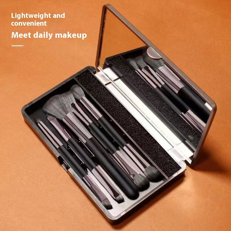 Make-up mit Spiegel Multifunktionales Make-up-Pinsel-Set