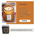 Große Aromatherapie-Kerze aus Glas mit Kreativrelief