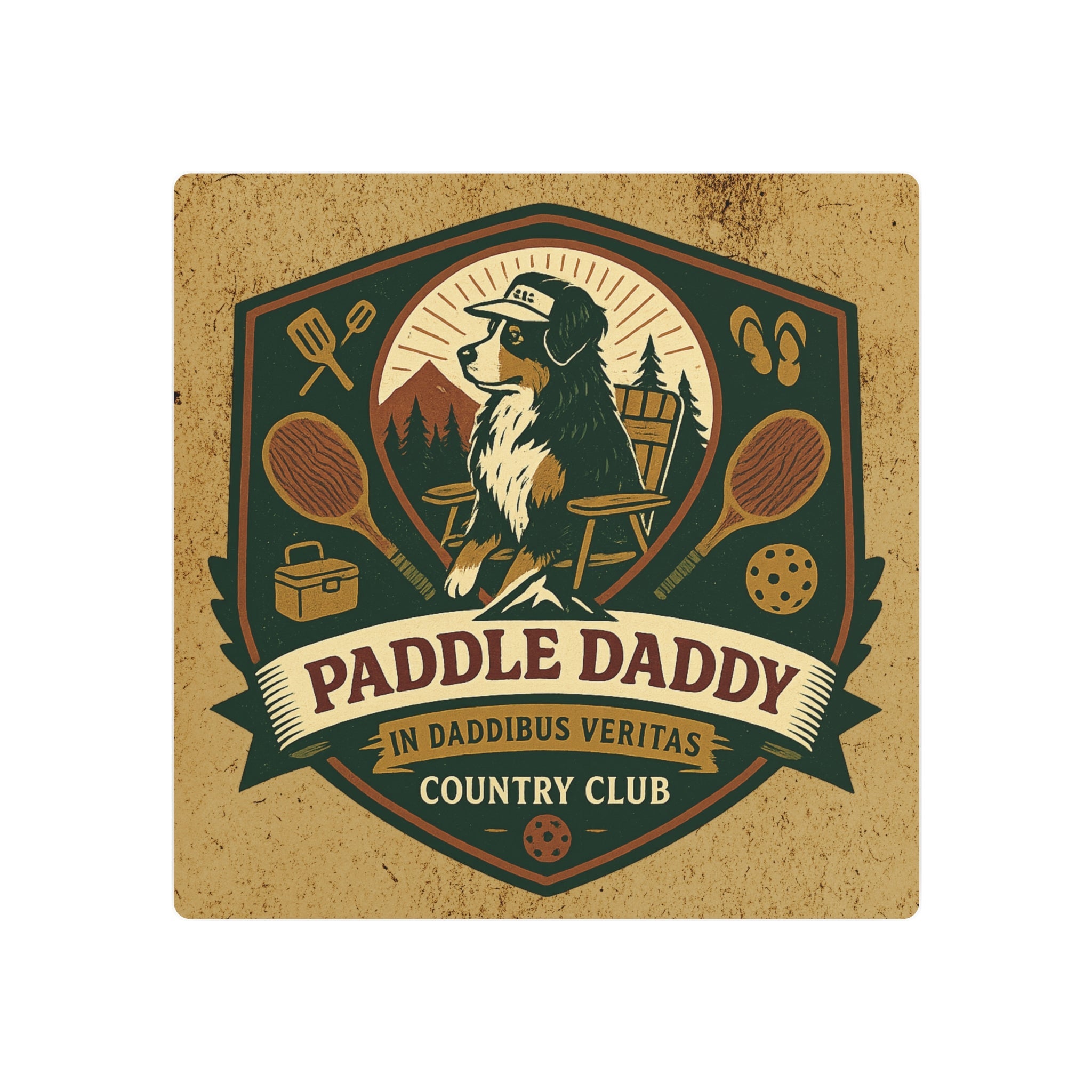 Paddle Daddy Country Club™ Metallkunstschild Die Chloe Edition