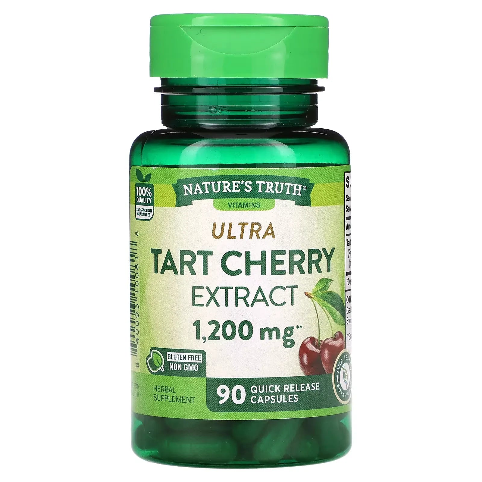 Nature's Truth Ultra Tart Cherry Extract Dietary Supplement Capsules - 90ct