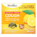 Herbion Naturals Cough Drops, Sugar Free, Honey Lemon, 18 Drops