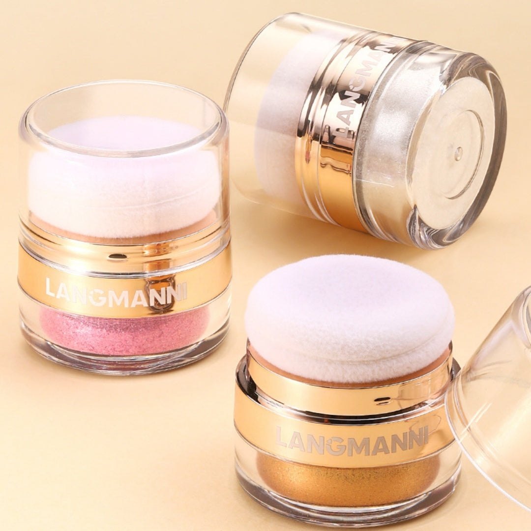 Highlighter Puder für Gesicht und Körper, Rouge, Shading-Puder