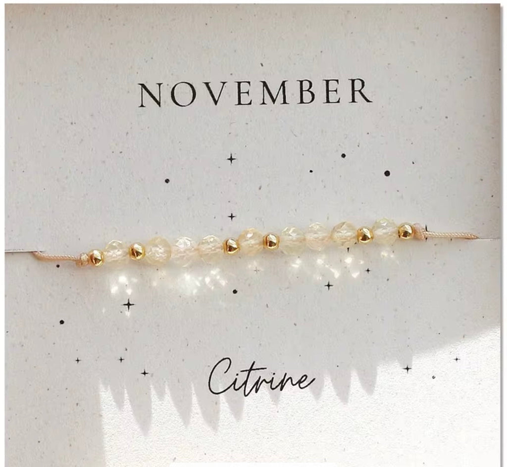 Crystal Birthstone Bracelet
