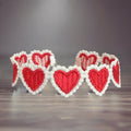 Rote Herzen Tumbler-Armband