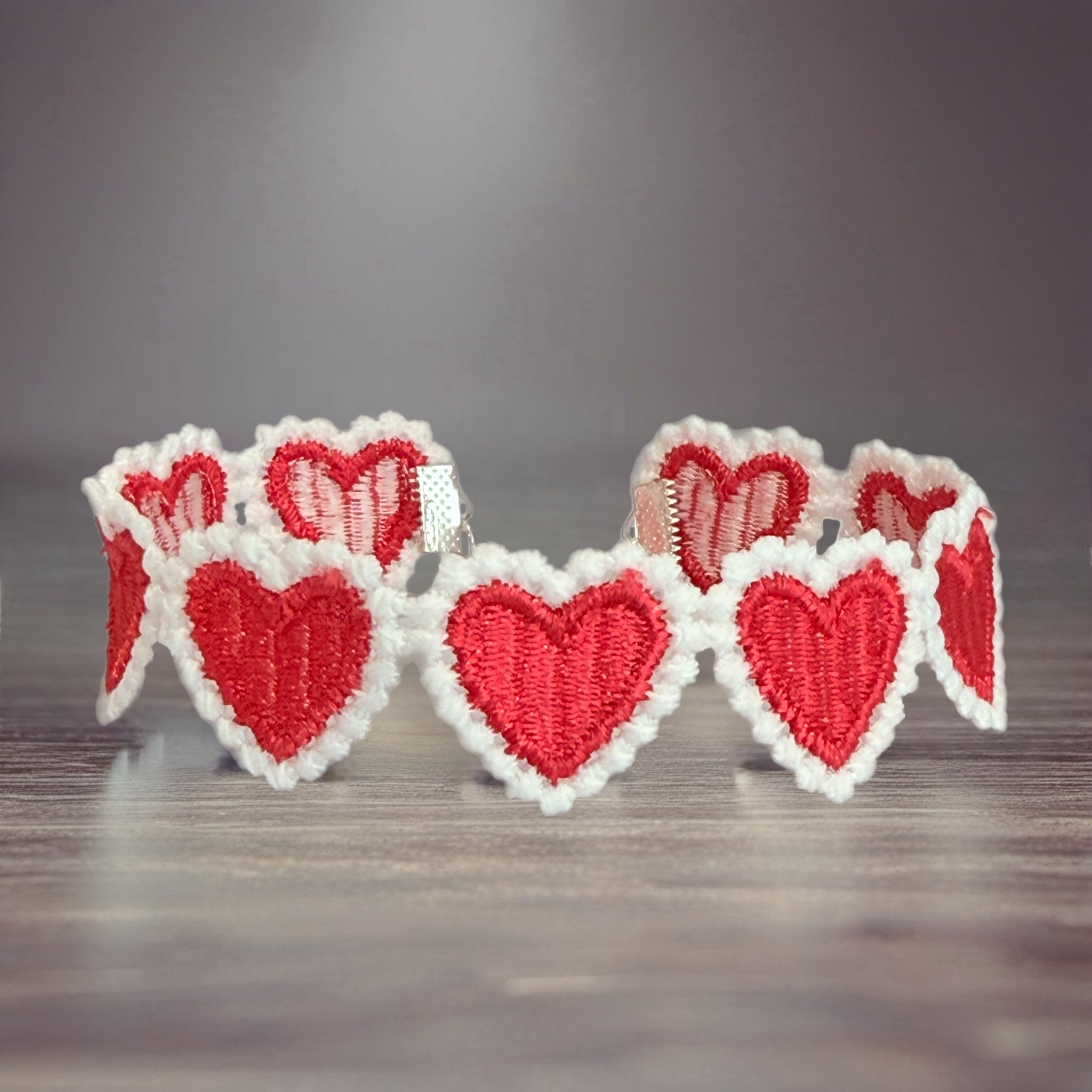Rote Herzen Tumbler-Armband