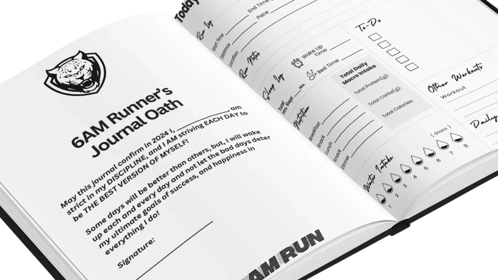 6AM Runner 52-Wochen-Journal
