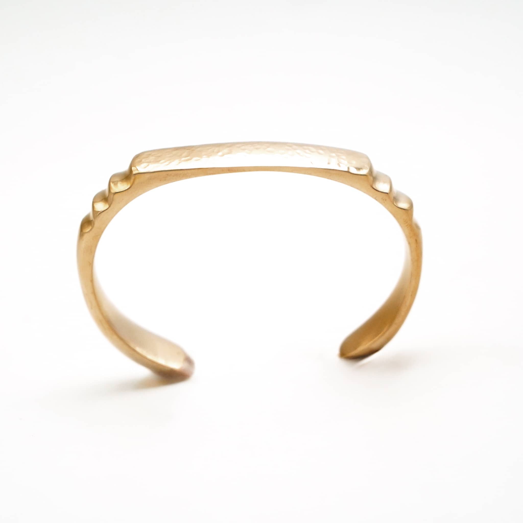Signet-Style Brass Cuff Bracelet | Imara