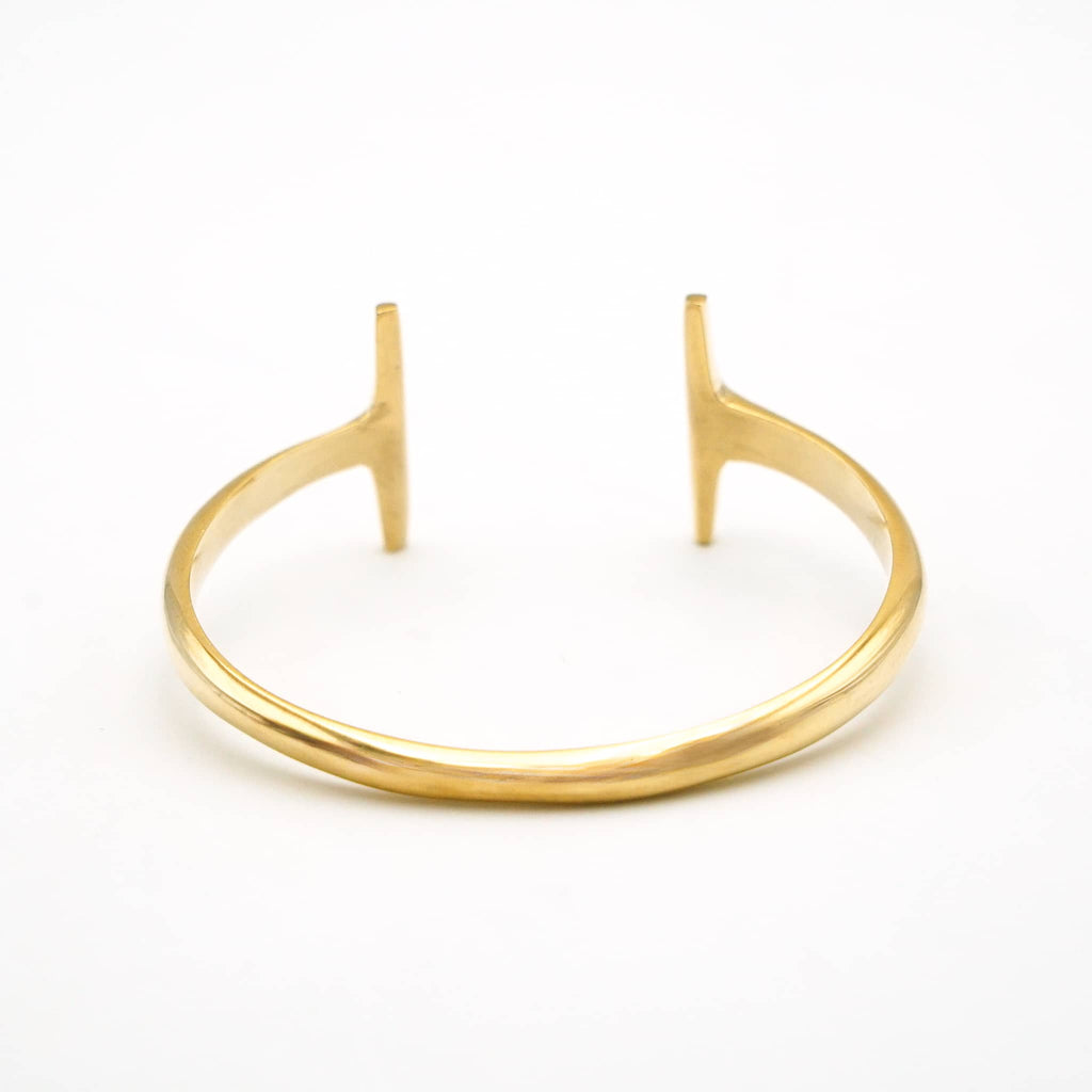 Double T Wrap Brass Bracelet | Simba