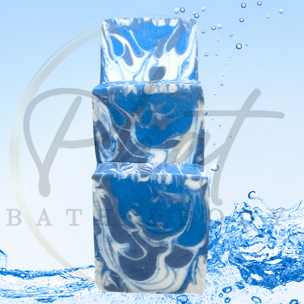 Agua Fria Handmade Natural Bar Soap For Men Coconut & Olive Oil Soap Cool Water Type