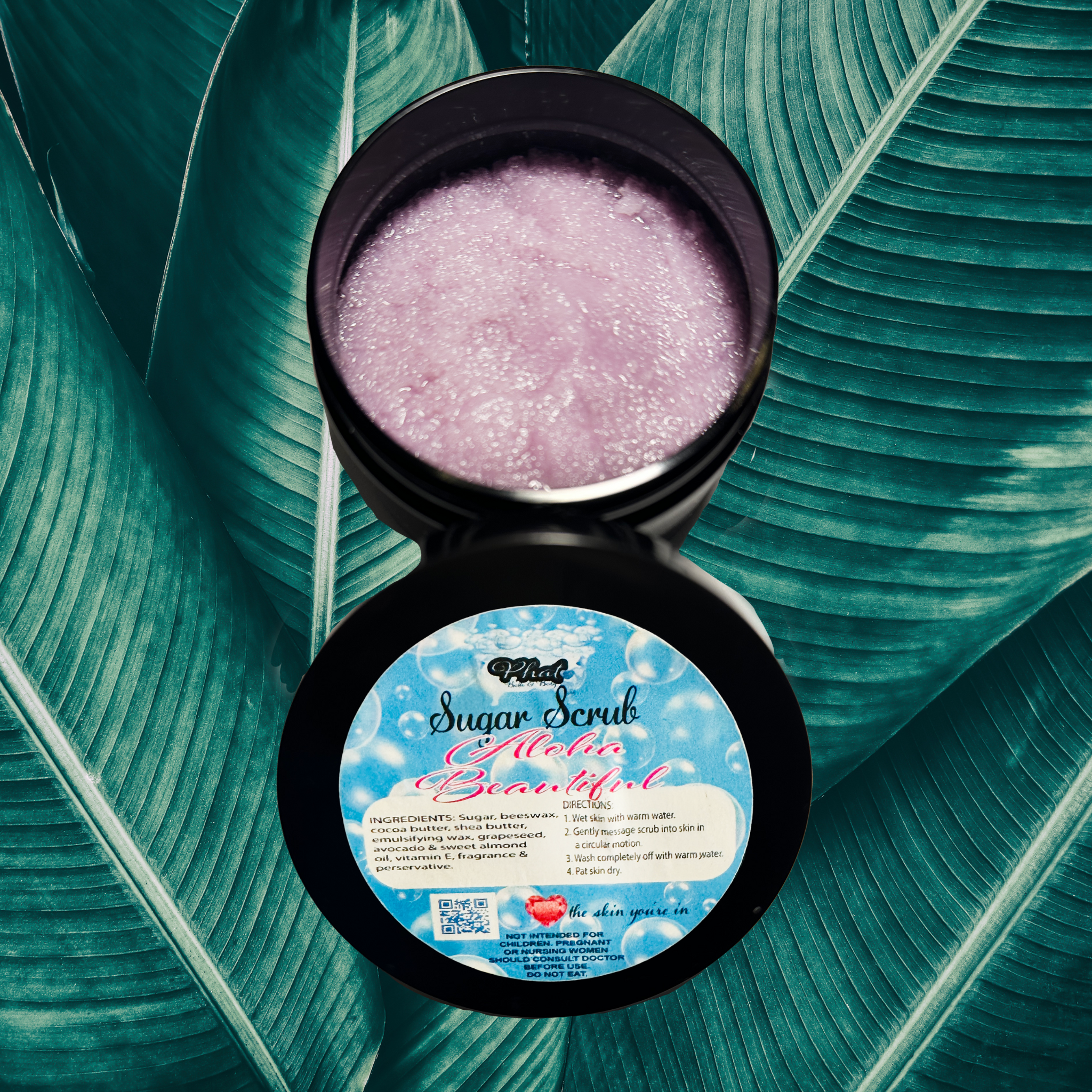 Aloha Beautiful Natural Bath and Body Gift Set with Body Lotion Sugar Scrub Natural Soap Bath Bomb
