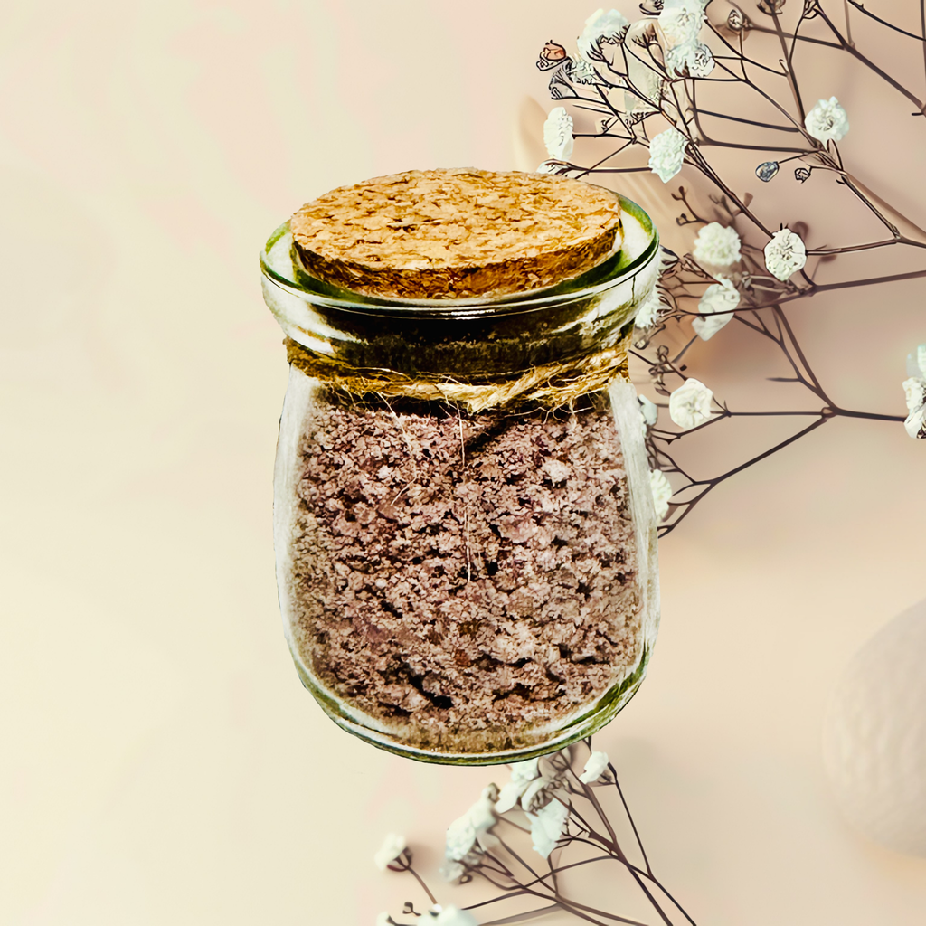Amber Lavender & Vanilla Natural Bath Salts with Kaolin Clay Avocado Oil & Sea Salt | 3.5 oz