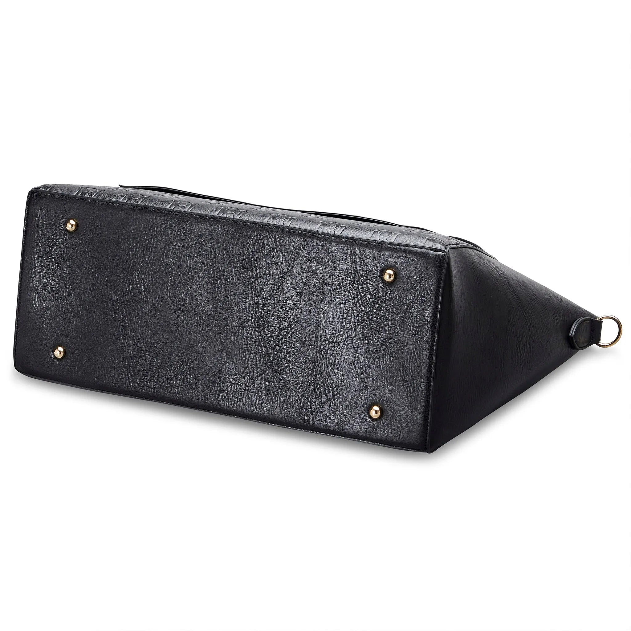 Caroline Weekender-Reisetasche aus veganem Leder mit Monogramm