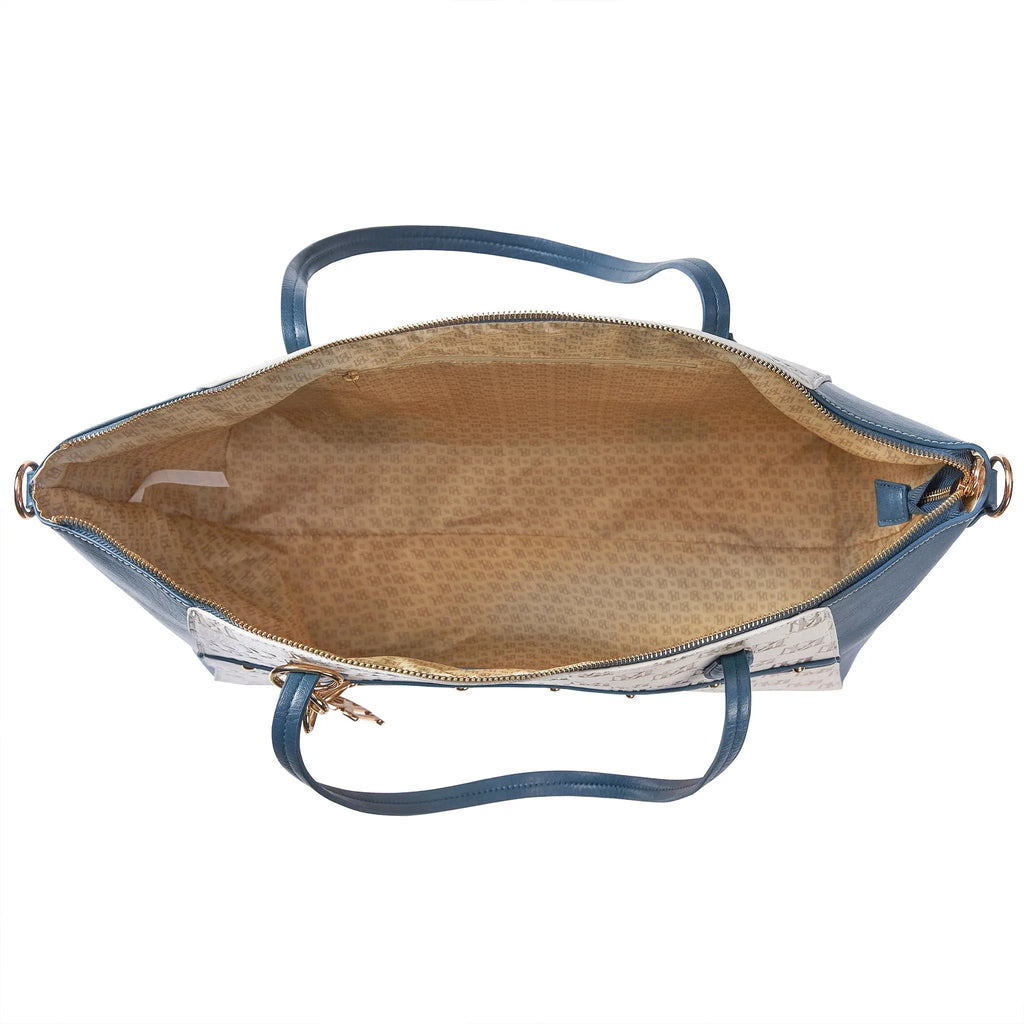 Caroline Weekender-Reisetasche aus veganem Leder mit Monogramm