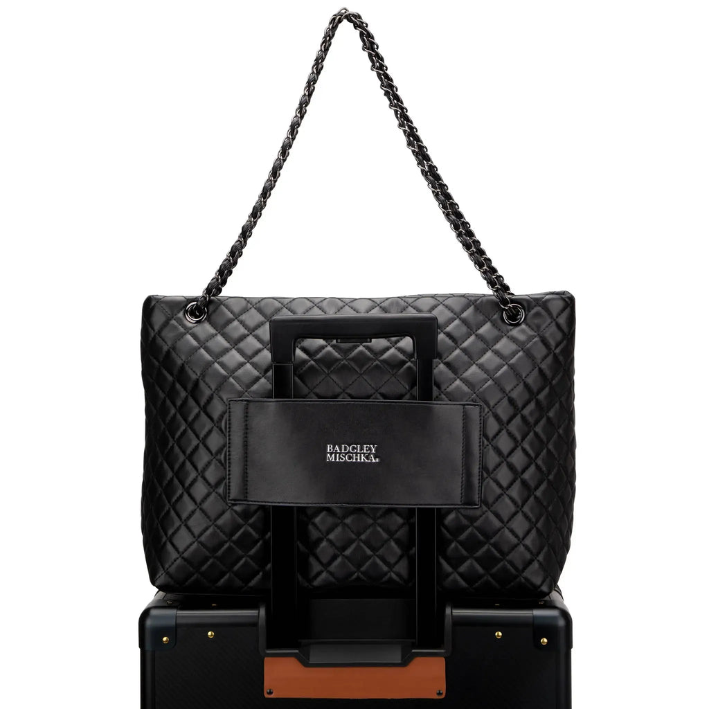 Diana gesteppte Weekender-Reisetasche aus veganem Leder