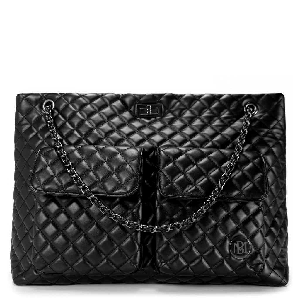 Diana gesteppte Weekender-Reisetasche aus veganem Leder