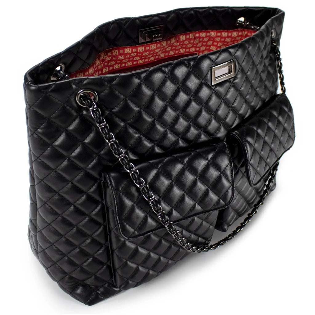 Diana gesteppte Weekender-Reisetasche aus veganem Leder