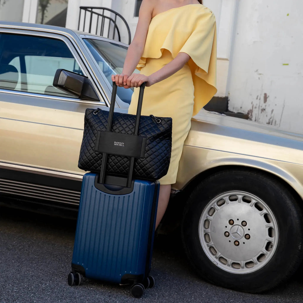 Diana gesteppte Weekender-Reisetasche aus veganem Leder