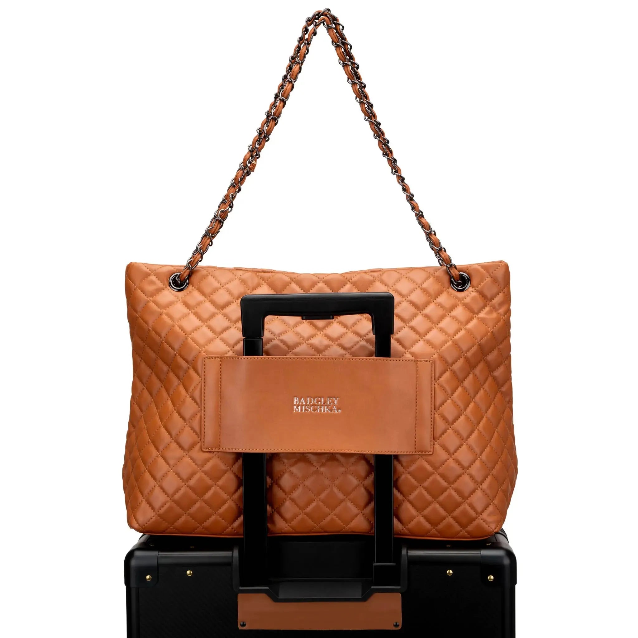 Diana gesteppte Weekender-Reisetasche aus veganem Leder